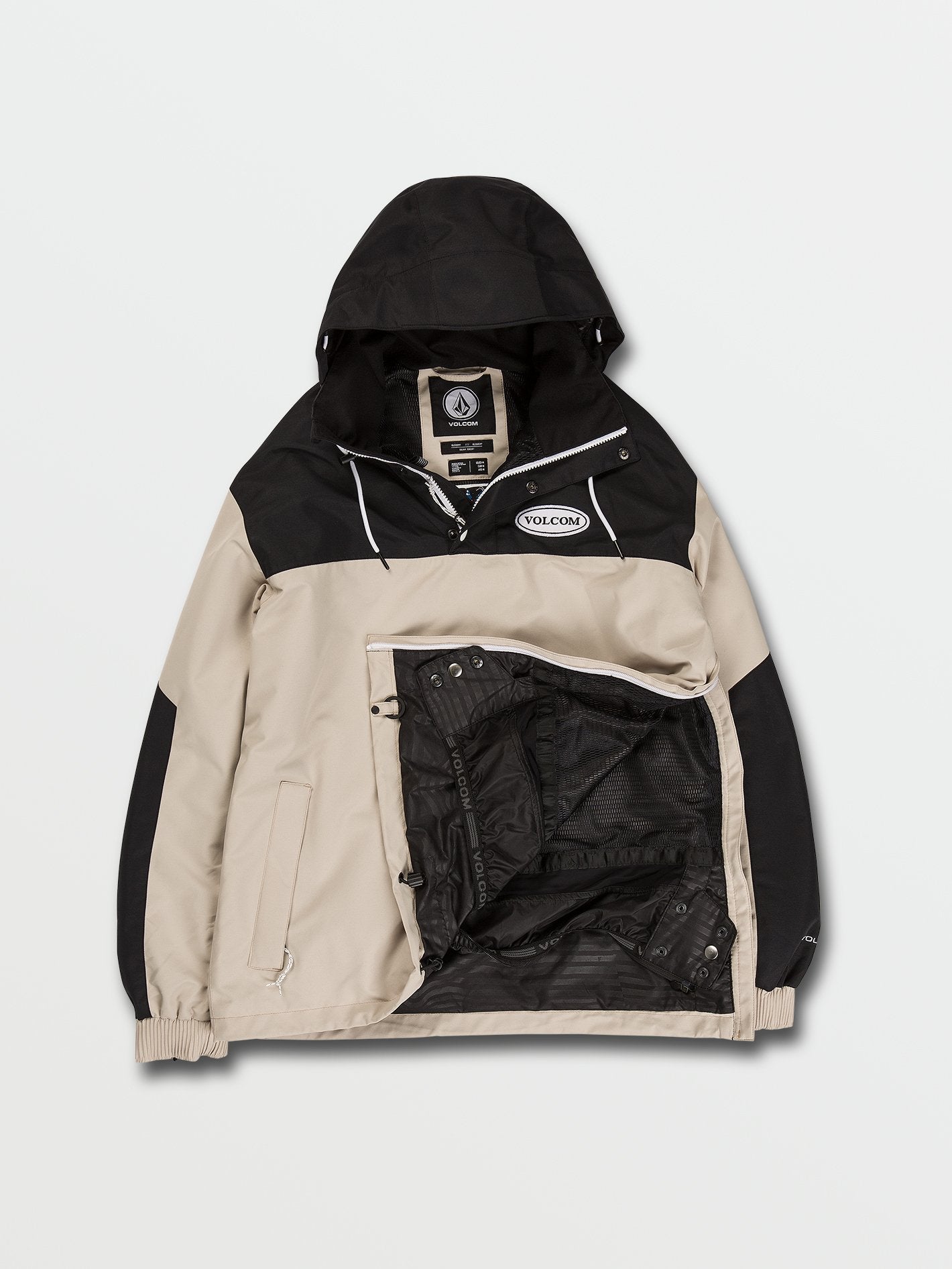 Longo Pullover Snow Jacket - KHAKI