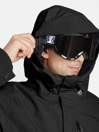 L Gore-Tex Schneejacke - Schwarz