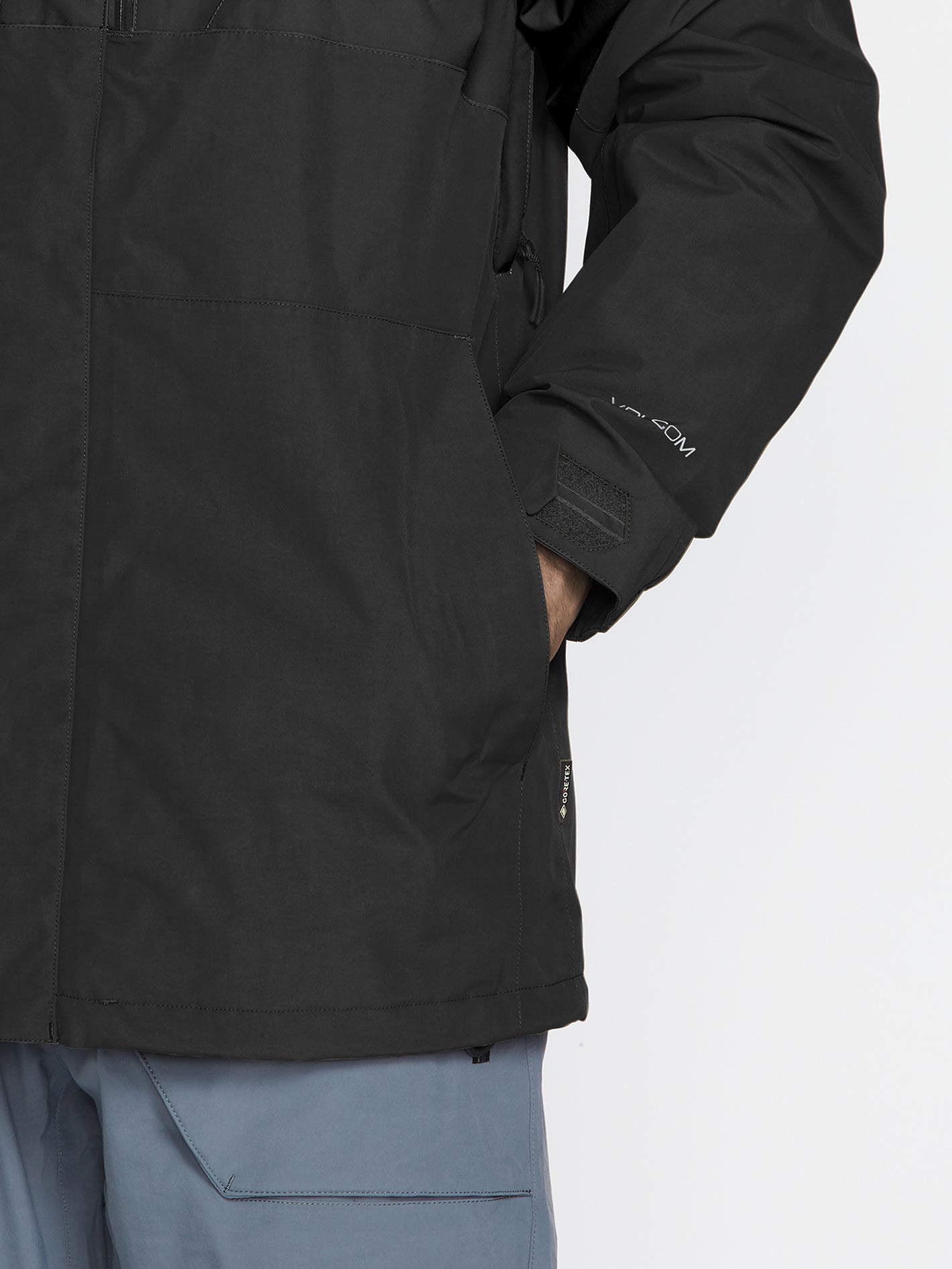 L Gore-Tex Schneejacke - Schwarz