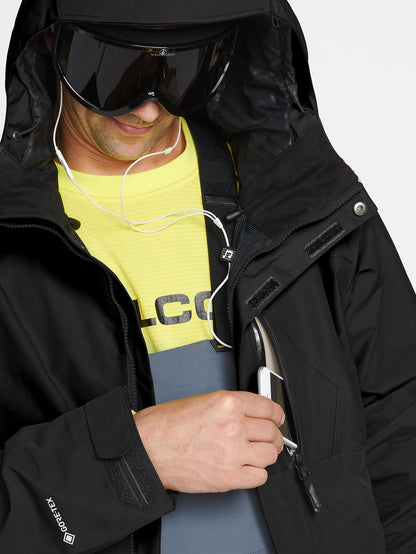 L Gore-Tex Schneejacke - Schwarz