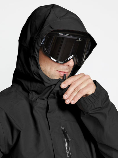 L Gore-Tex Schneejacke - Schwarz
