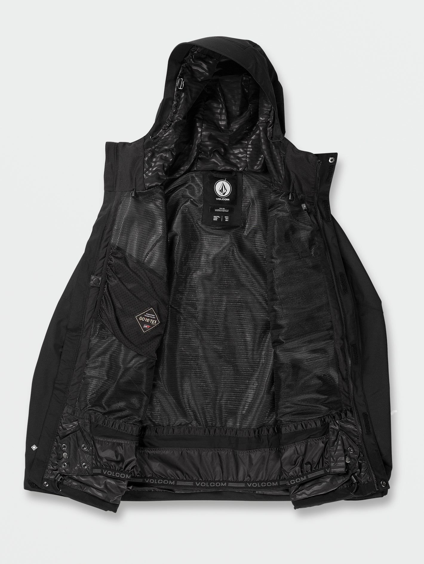 L Gore-Tex Schneejacke - Schwarz
