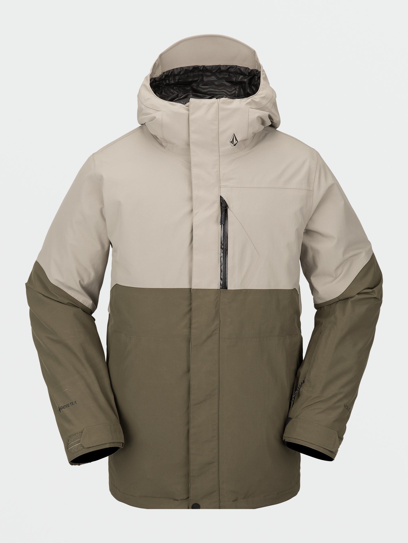 L Gore-Tex Schneejacke - Dunkelkhaki