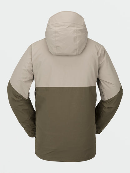 L Gore-Tex Schneejacke - Dunkelkhaki