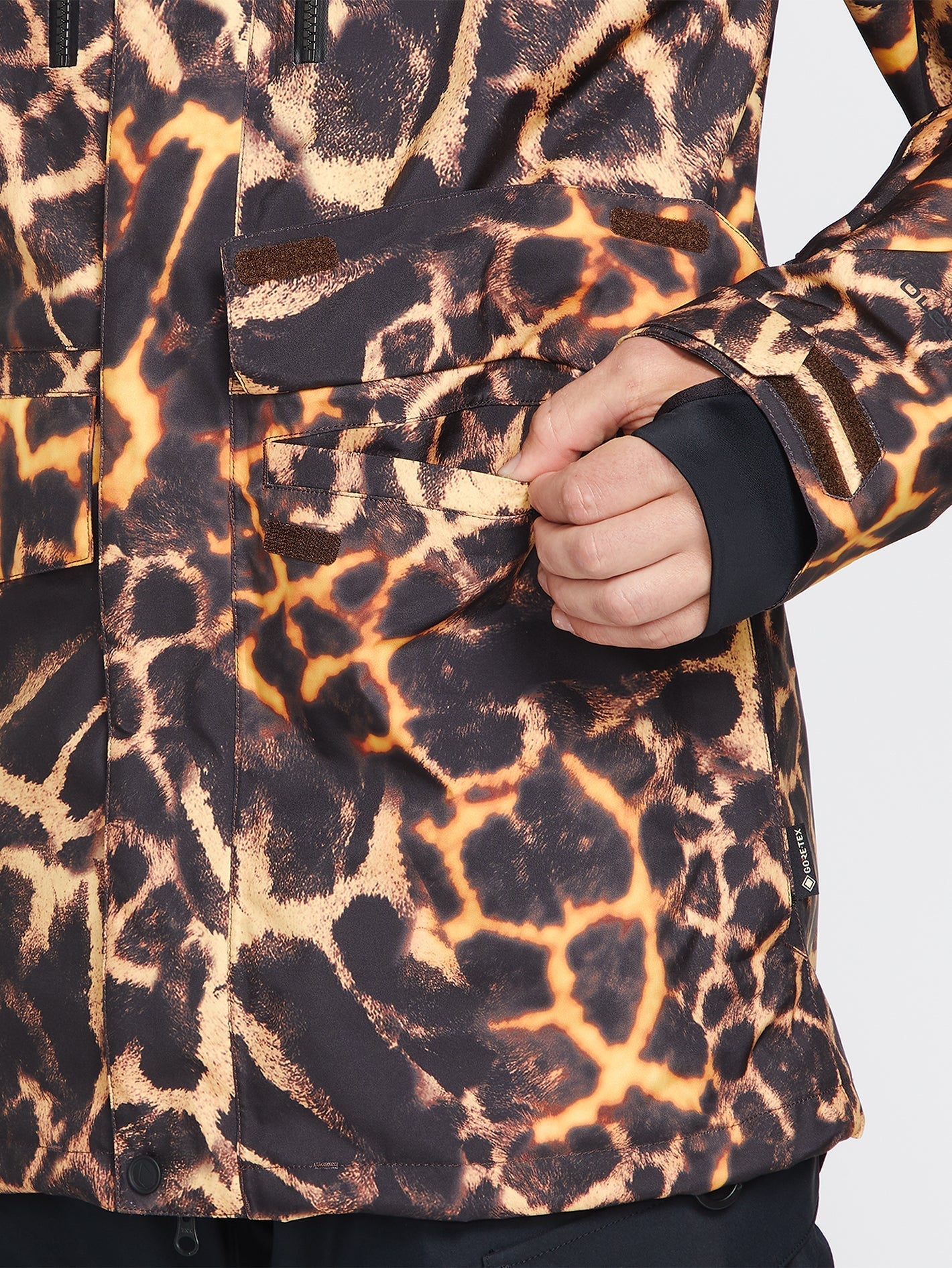Stone Stretch Gore-Tex Snow Jacket - Gold Giraffe