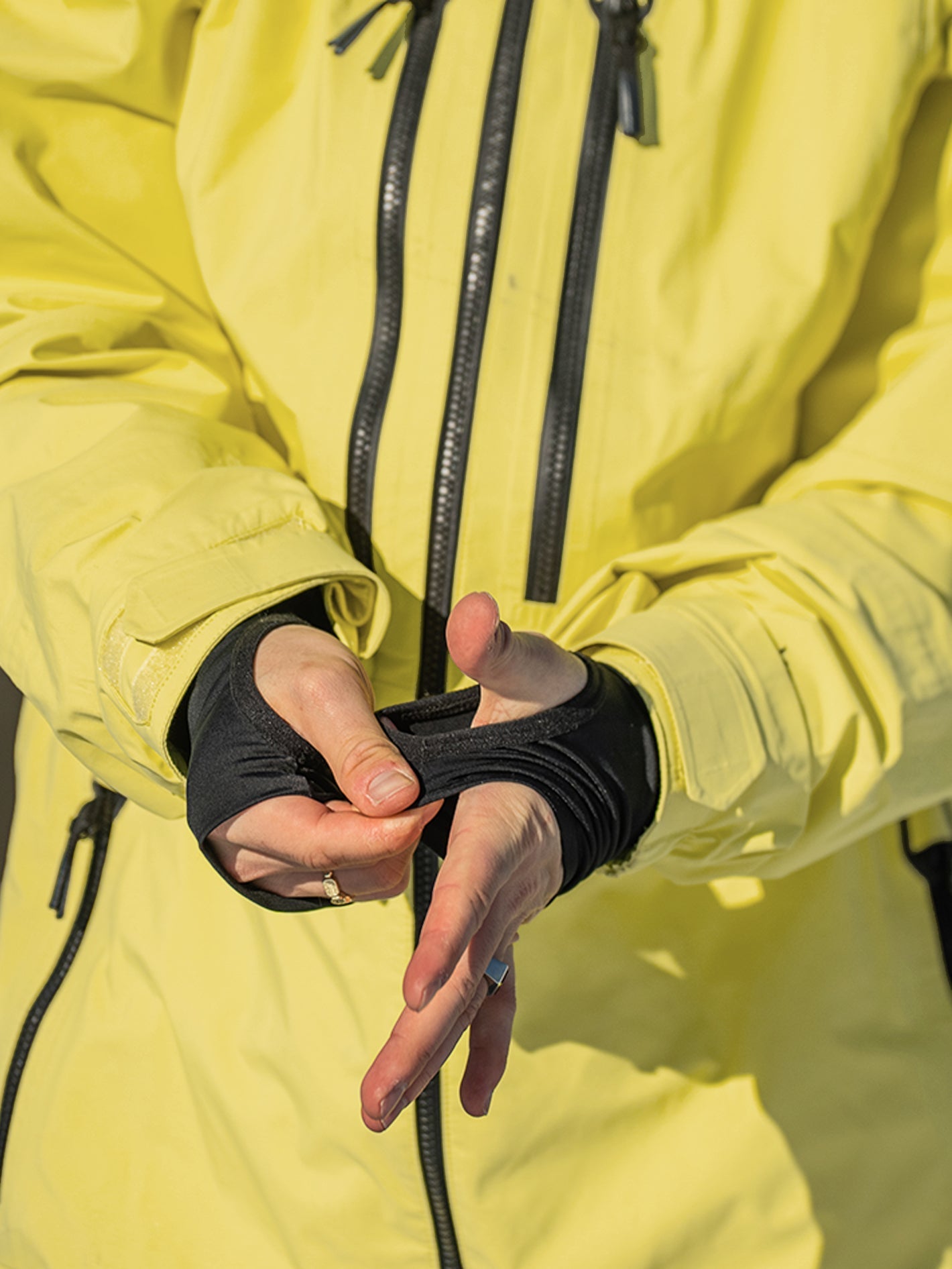 Guide Gore-Tex Schneejacke - Zitrone