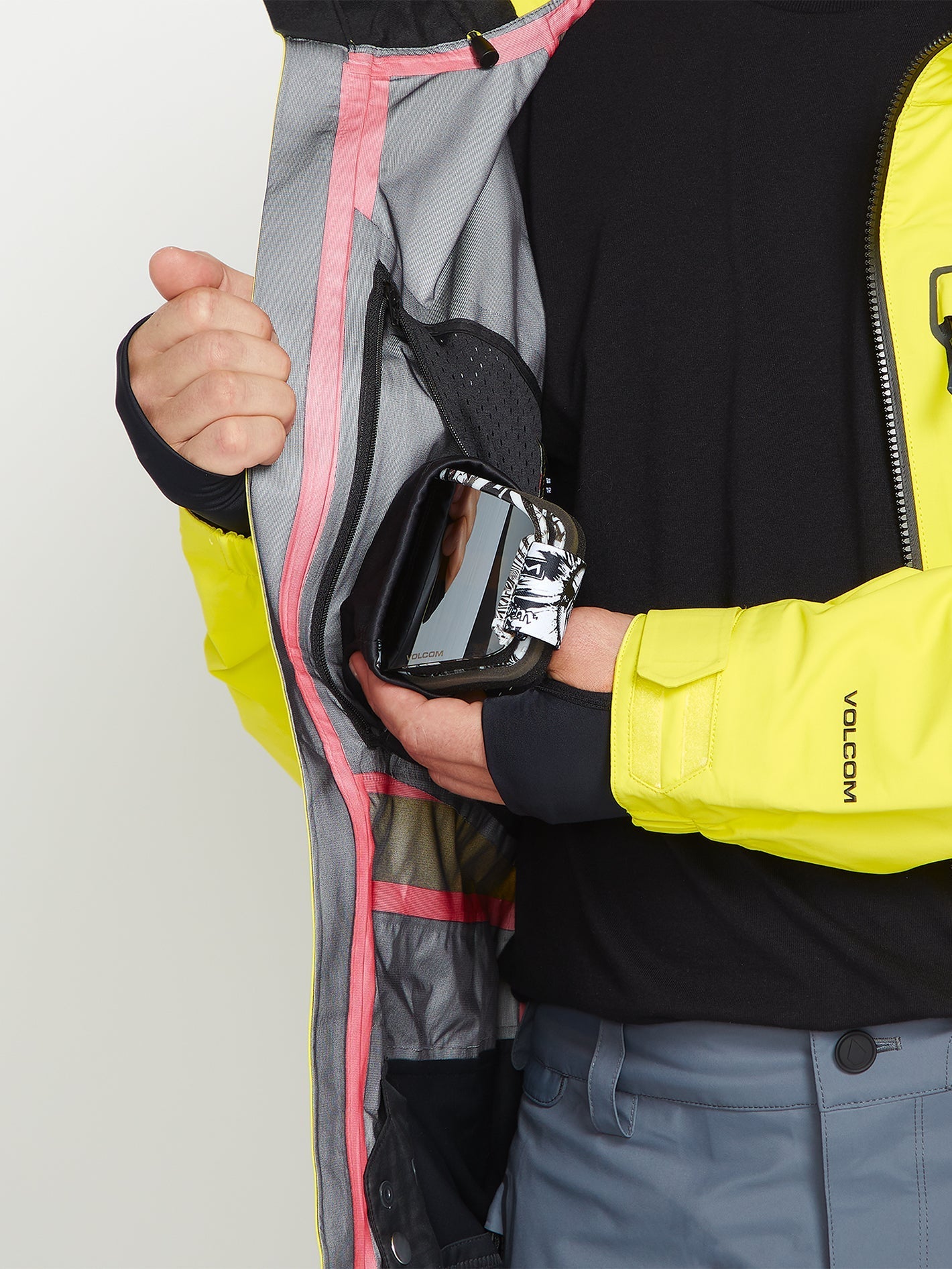 Guide Gore-Tex Schneejacke - Zitrone
