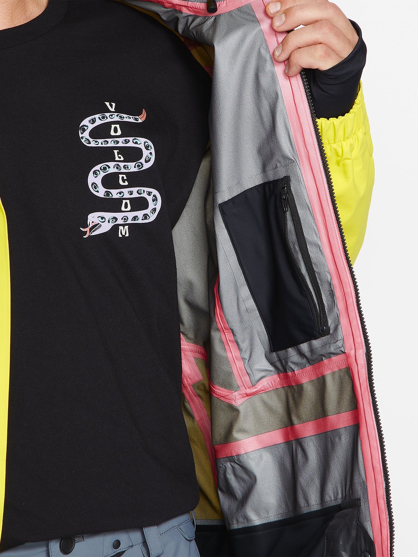 Guide Gore-Tex Schneejacke - Zitrone