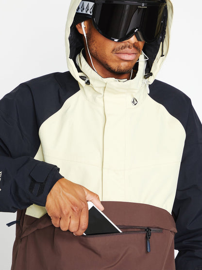 Melo Gore-Tex Pullover Snow Jacket - Khaki