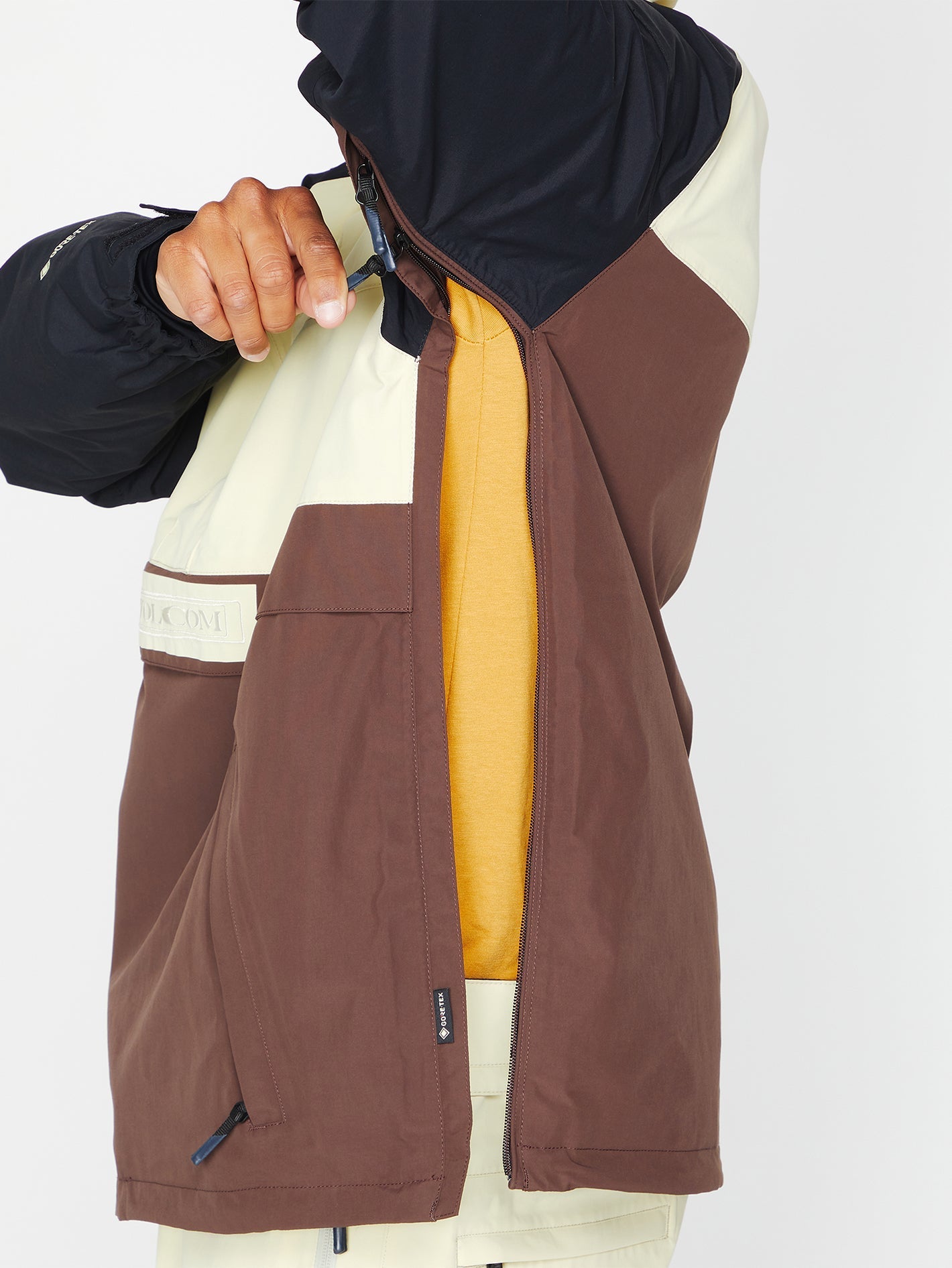 Melo Gore-Tex Pullover Snow Jacket - Khaki