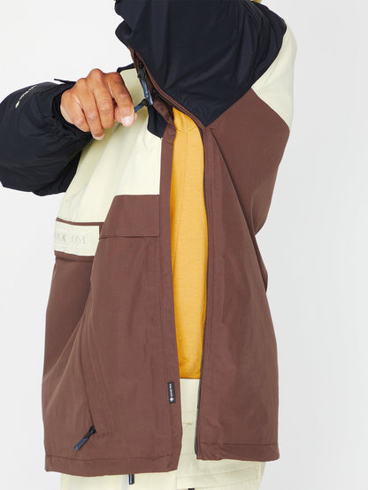 Melo Gore-Tex Pullover Snow Jacket - Khaki