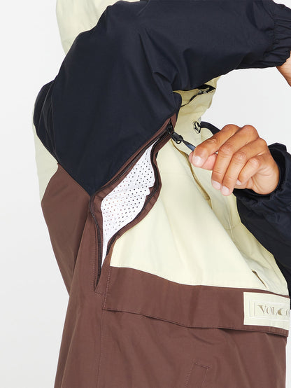Melo Gore-Tex Pullover Snow Jacket - Khaki