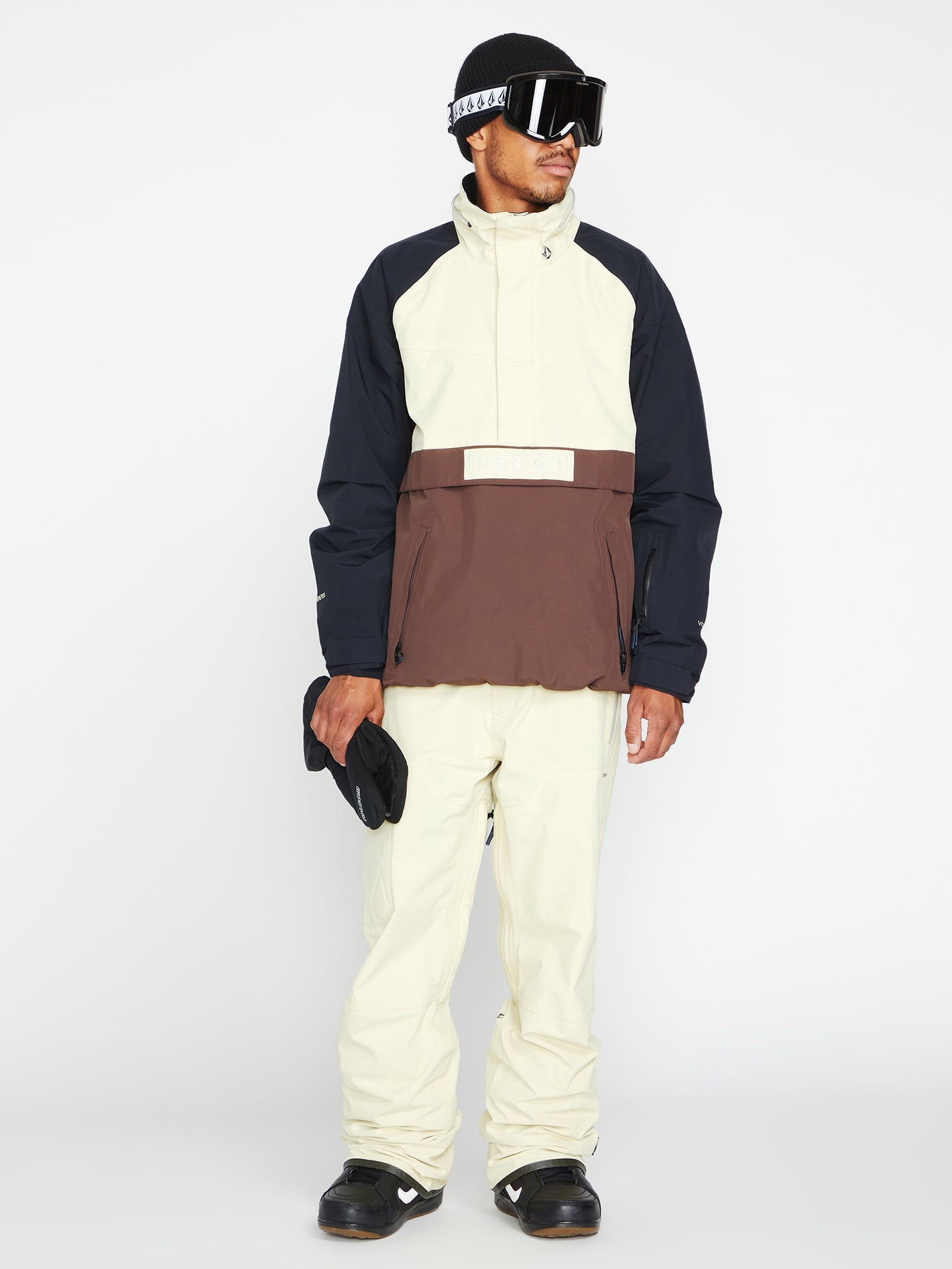 Melo Gore-Tex Pullover Snow Jacket - Khaki