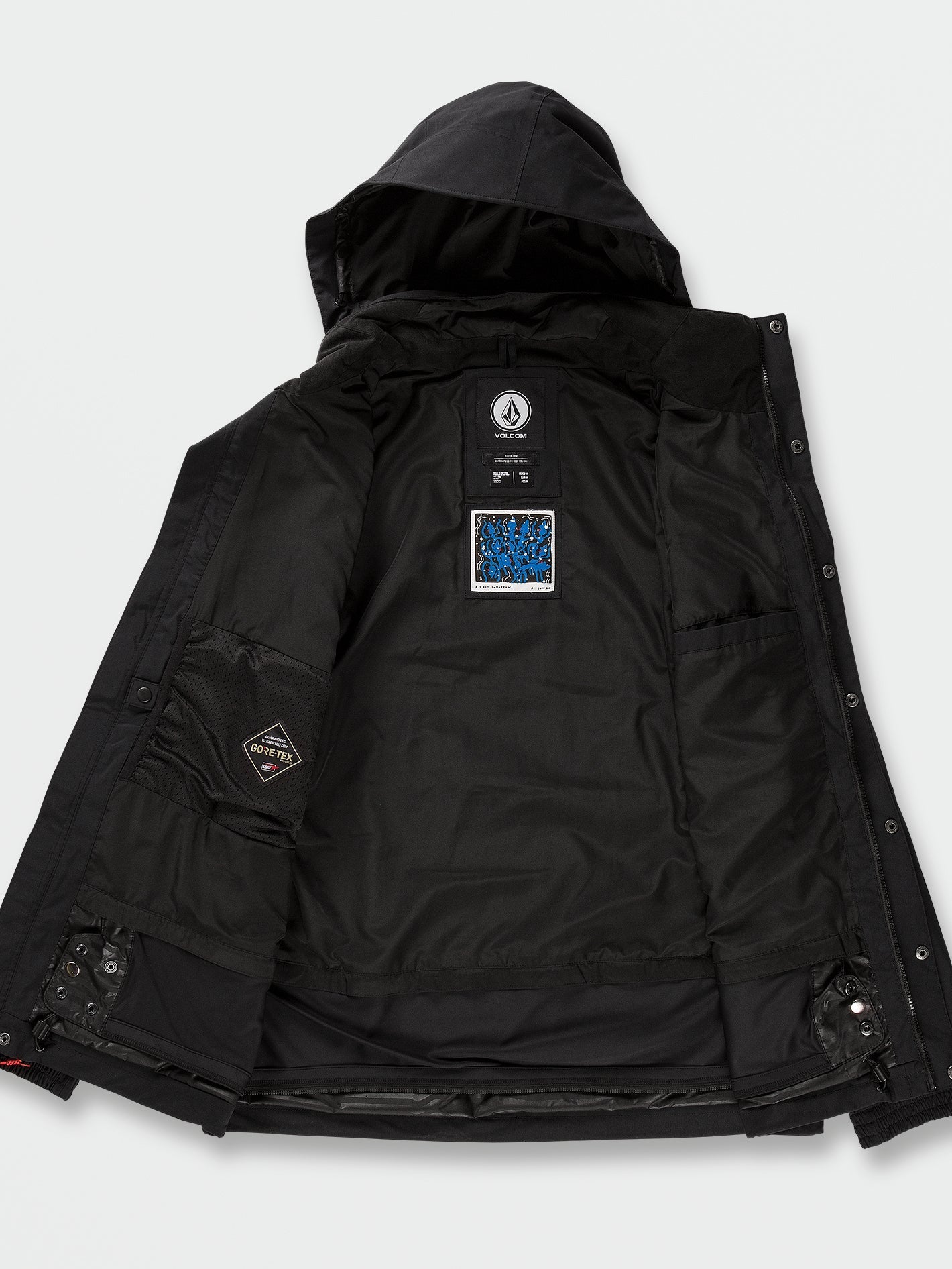 Longo Gore-Tex Schneejacke - Schwarz