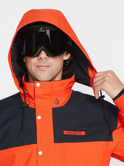 Longo Gore-Tex Snow Jacket - Orange Shock