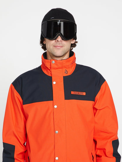 Longo Gore-Tex Snow Jacket - Orange Shock
