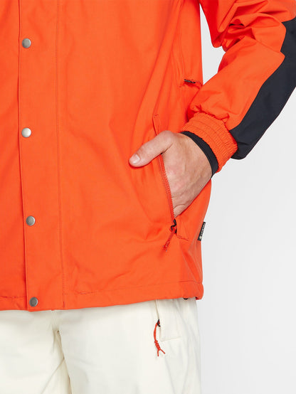 Longo Gore-Tex Snow Jacket - Orange Shock
