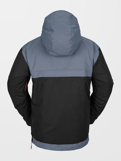 Longo Pullover-Schneejacke - Schwarz