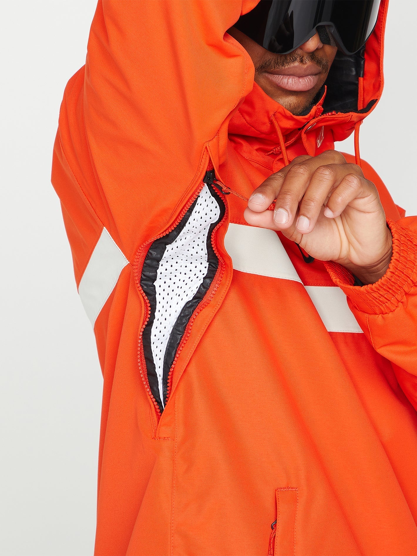 Veste de snow Longo Pullover - Orange Shock