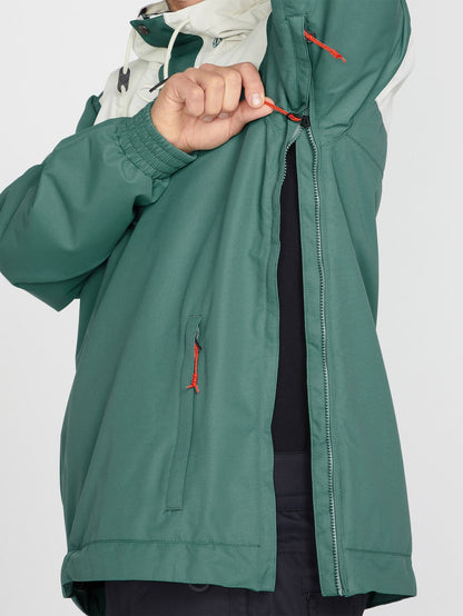 Longo Pullover-Schneejacke - Salbeigrün