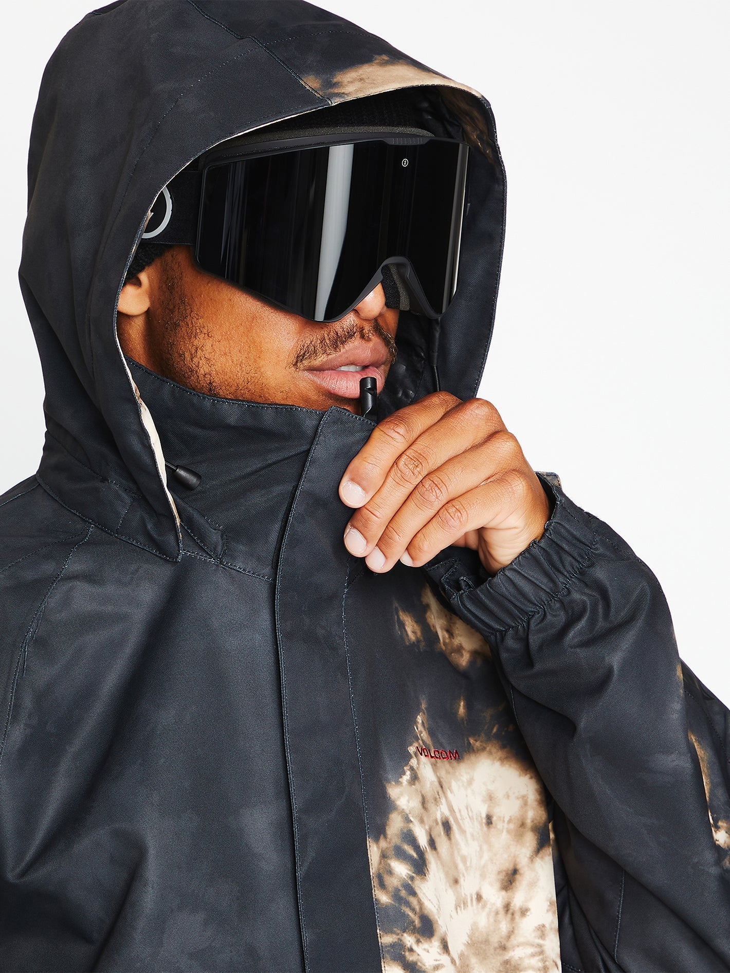 Iconic Stone Schneejacke - Bleach Black