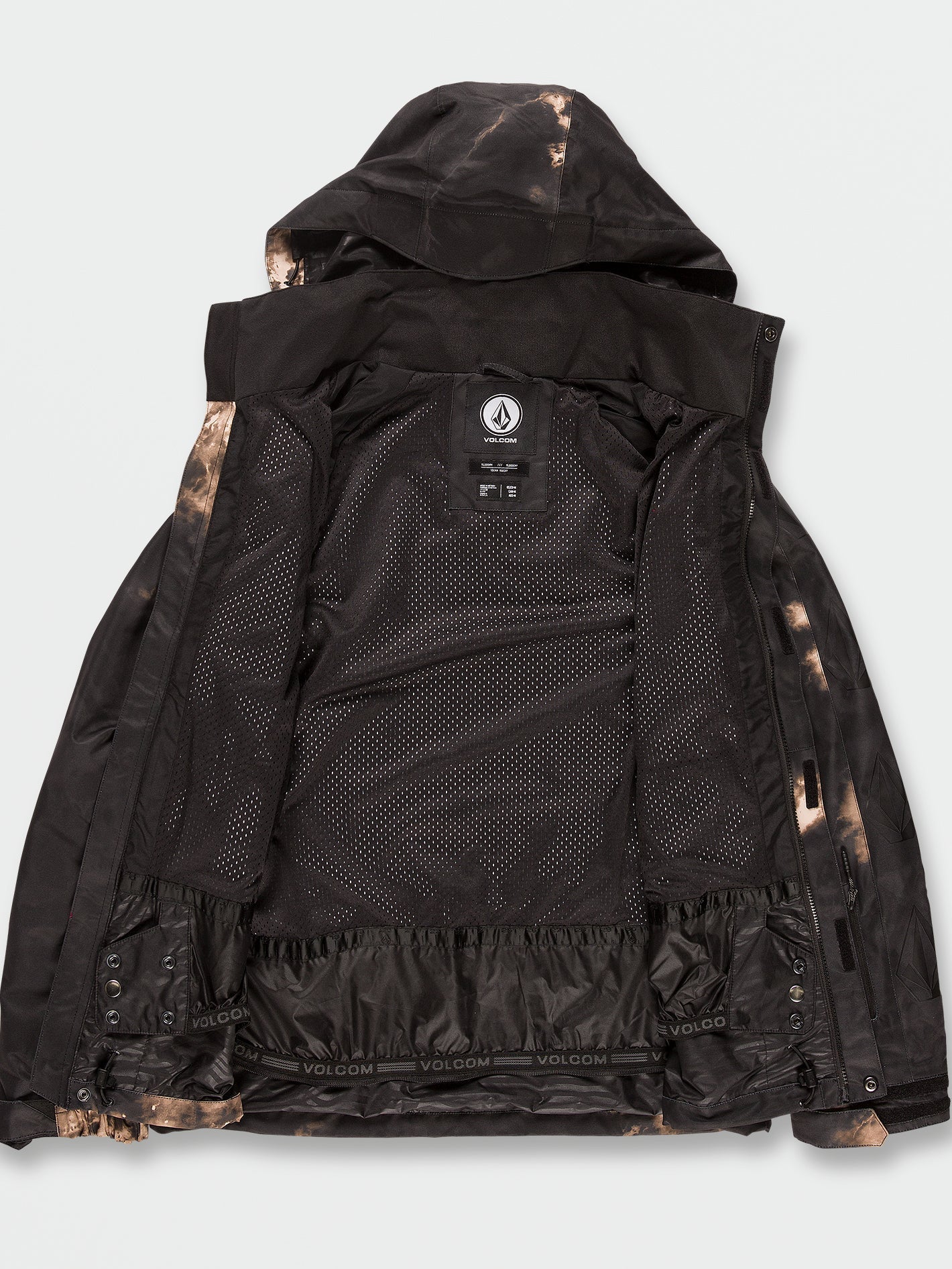 Iconic Stone Schneejacke - Bleach Black