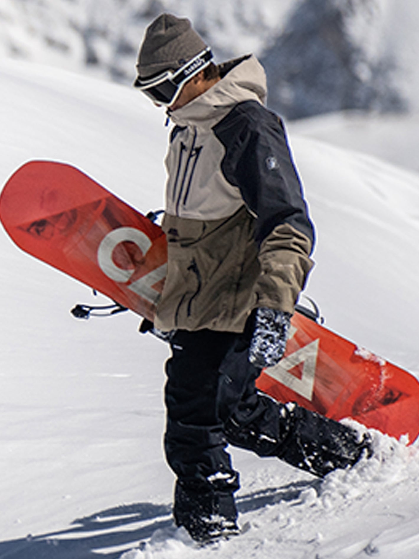 Veste de snow Brighton Pullover - Dark Khaki