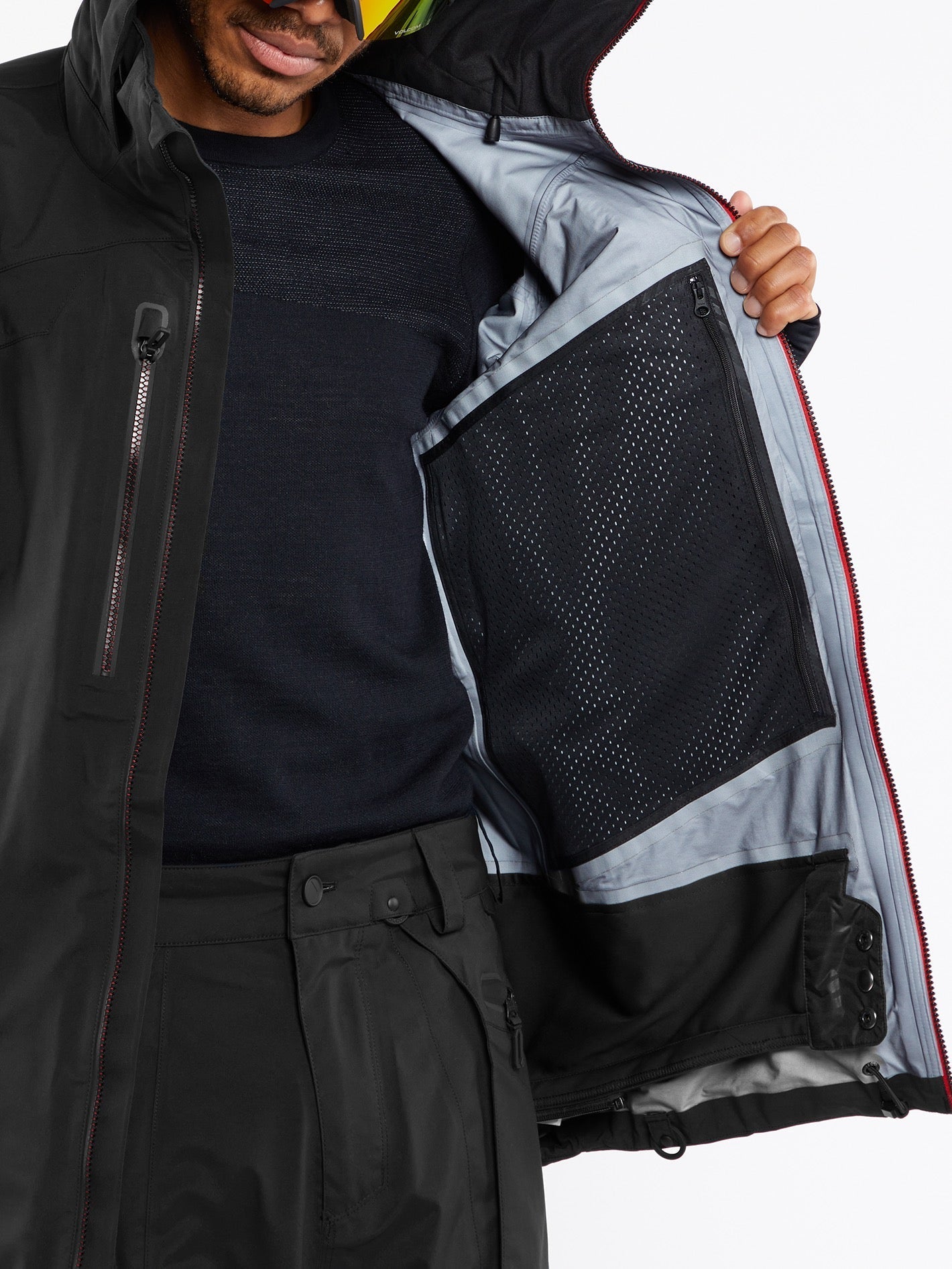 Guch Stretch Gore-Tex Jacke - SCHWARZ