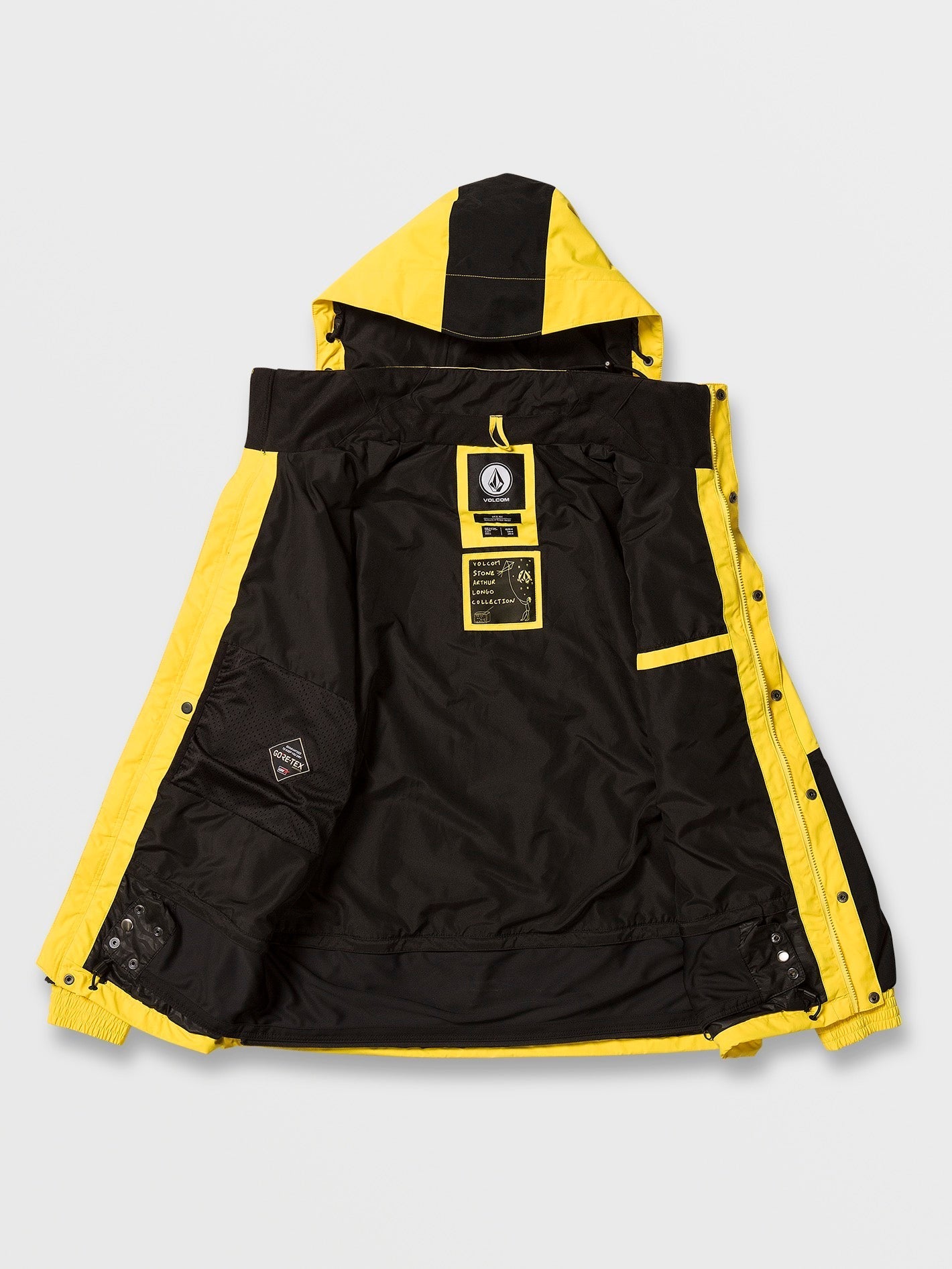 Gore-Tex Longo Jacke - HELLGELB