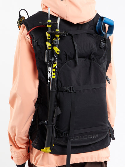 Iguchi Slack ärmellose Jacke – SCHWARZ