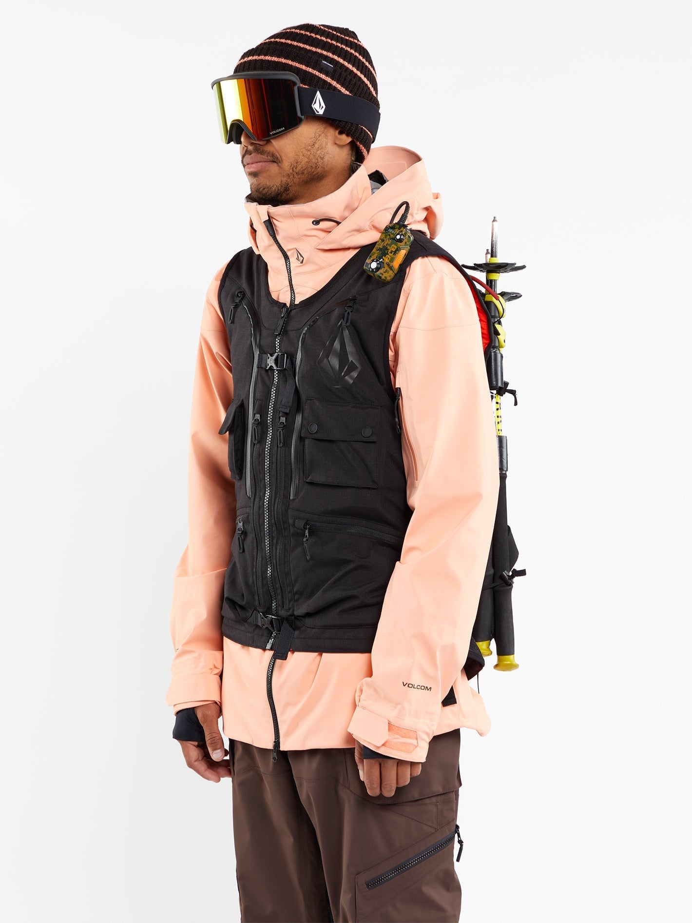 Iguchi Slack ärmellose Jacke – SCHWARZ