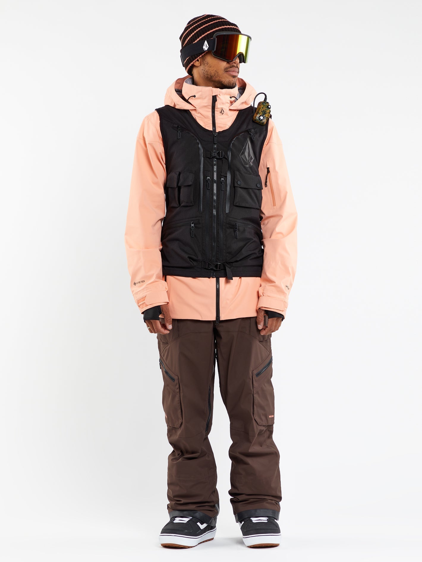 Iguchi Slack ärmellose Jacke – SCHWARZ