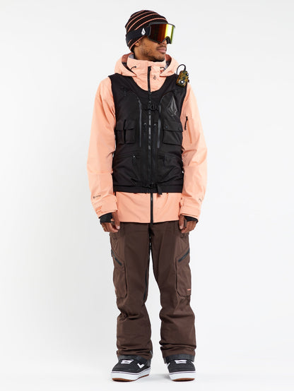 Iguchi Slack ärmellose Jacke – SCHWARZ
