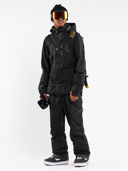 Iguchi Slack ärmellose Jacke – SCHWARZ