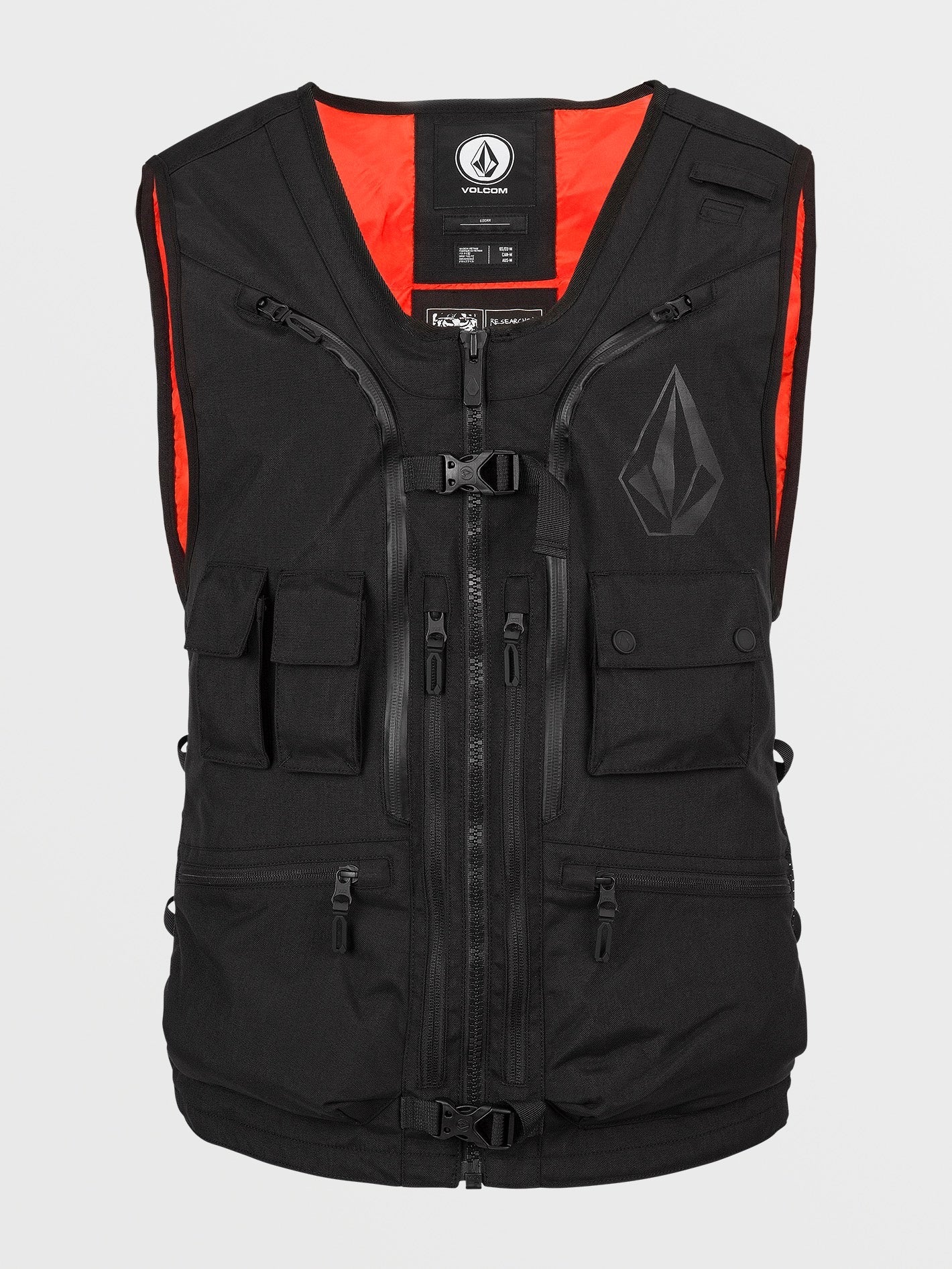 Iguchi Slack ärmellose Jacke – SCHWARZ