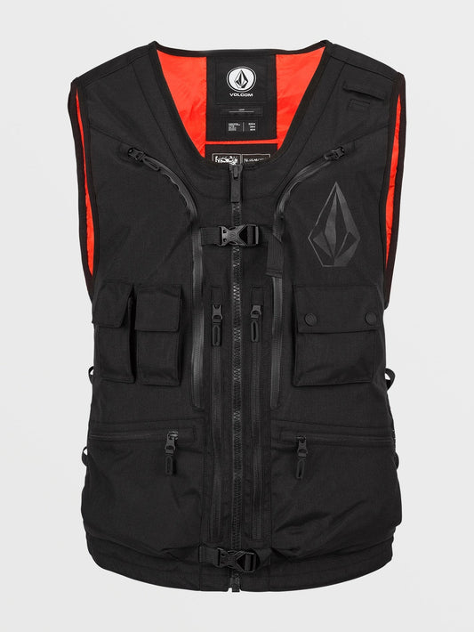 Iguchi Slack ärmellose Jacke – SCHWARZ