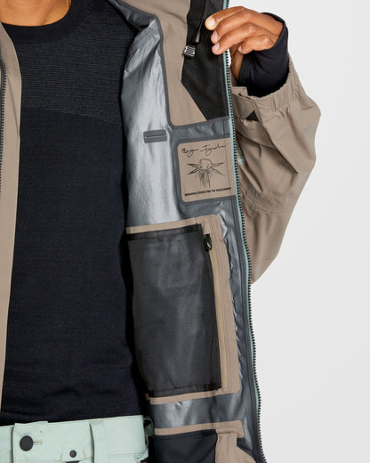 Guch Stretch Gore-Tex Jacke - Kastanienbraun