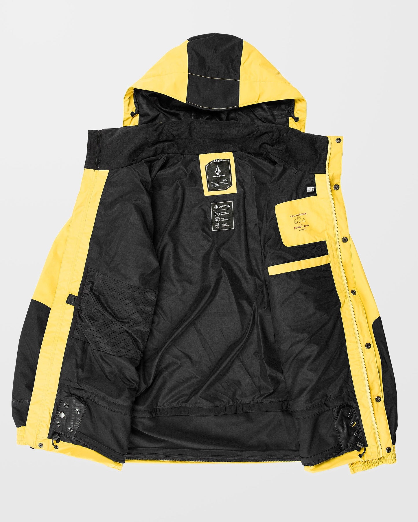 Longo Gore-Tex Jacke - Dunkelgelb