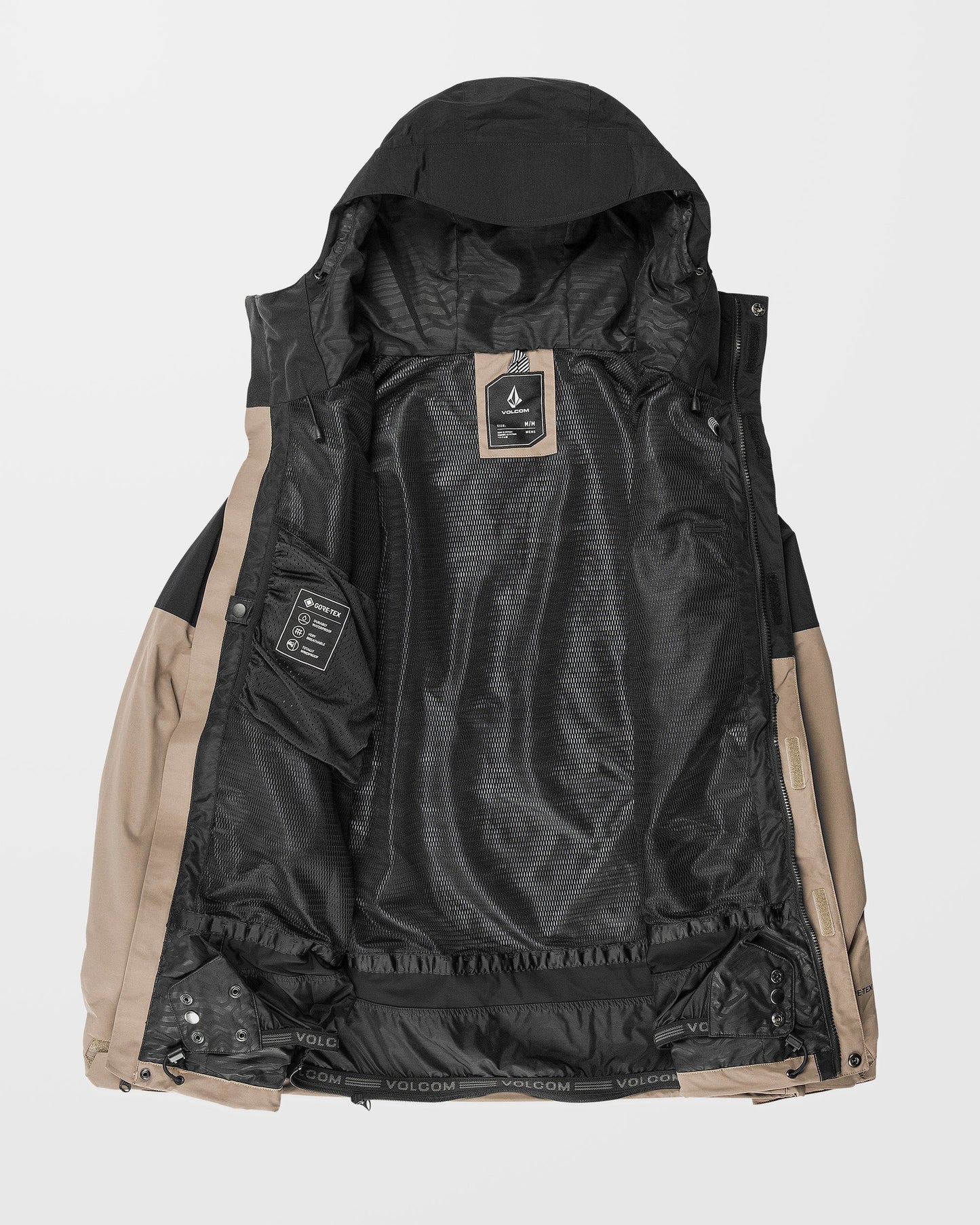 Jacke L Gore-Tex - Kastanienbraun