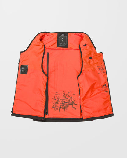 Iguchi Slack Ärmellose Jacke - Schwarz