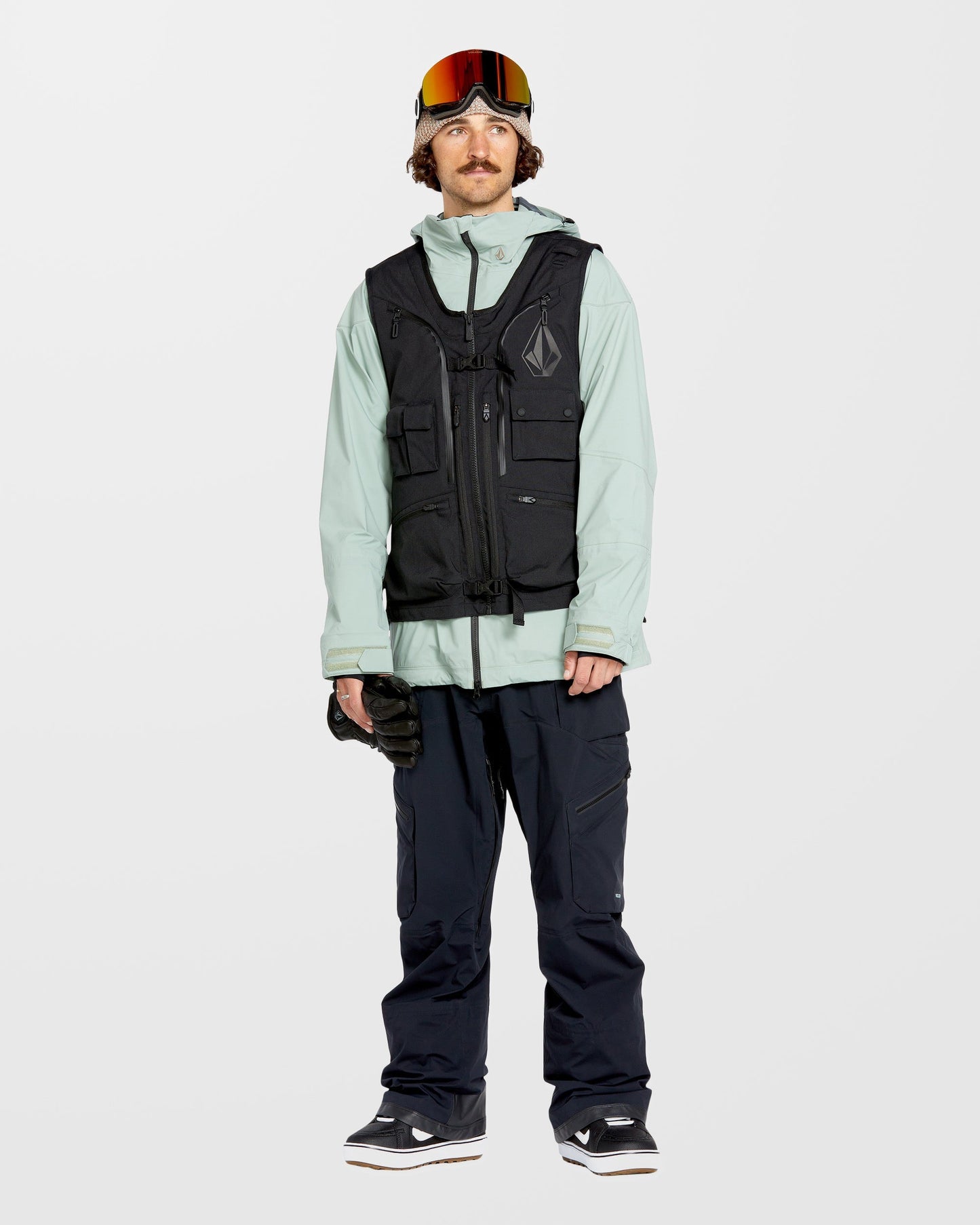 Iguchi Slack Ärmellose Jacke - Schwarz