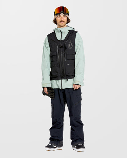 Iguchi Slack Ärmellose Jacke - Schwarz