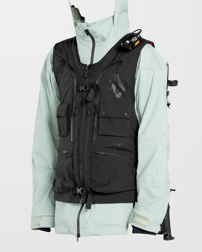 Iguchi Slack Ärmellose Jacke - Schwarz