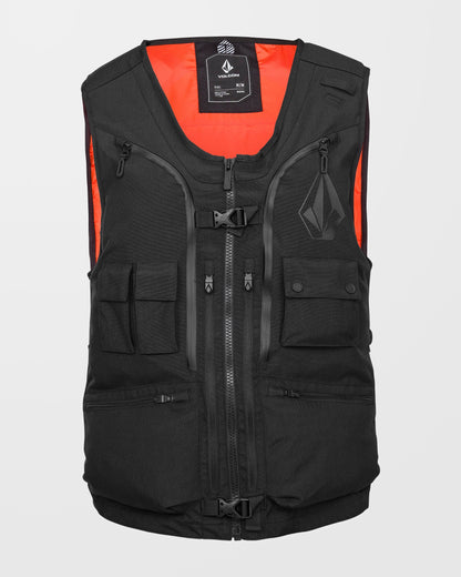 Iguchi Slack Ärmellose Jacke - Schwarz