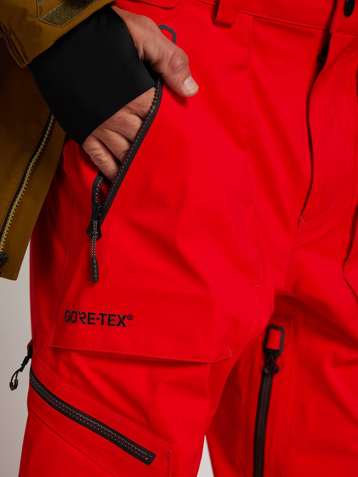 Guch Strtch Gore Snow Pants - Fire Red
