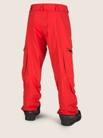 Guch Strtch Gore Snow Pants - Fire Red