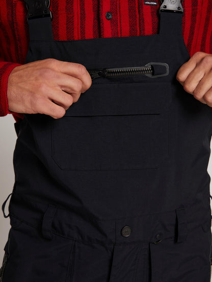 Regen-Gore-Tex-Schneelatzhose - SCHWARZ