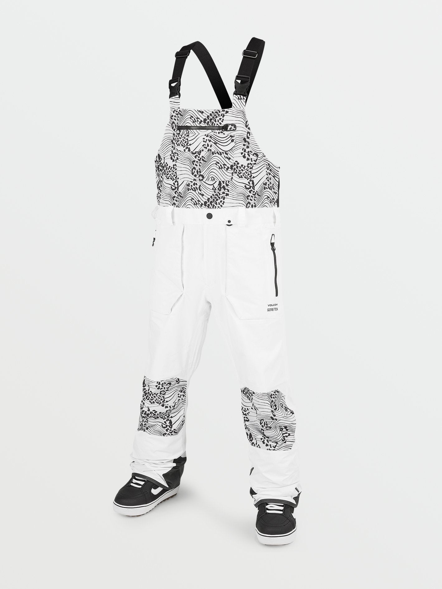 Regen-Gore-Tex-Schneeoverall – WEISSER AUFDRUCK