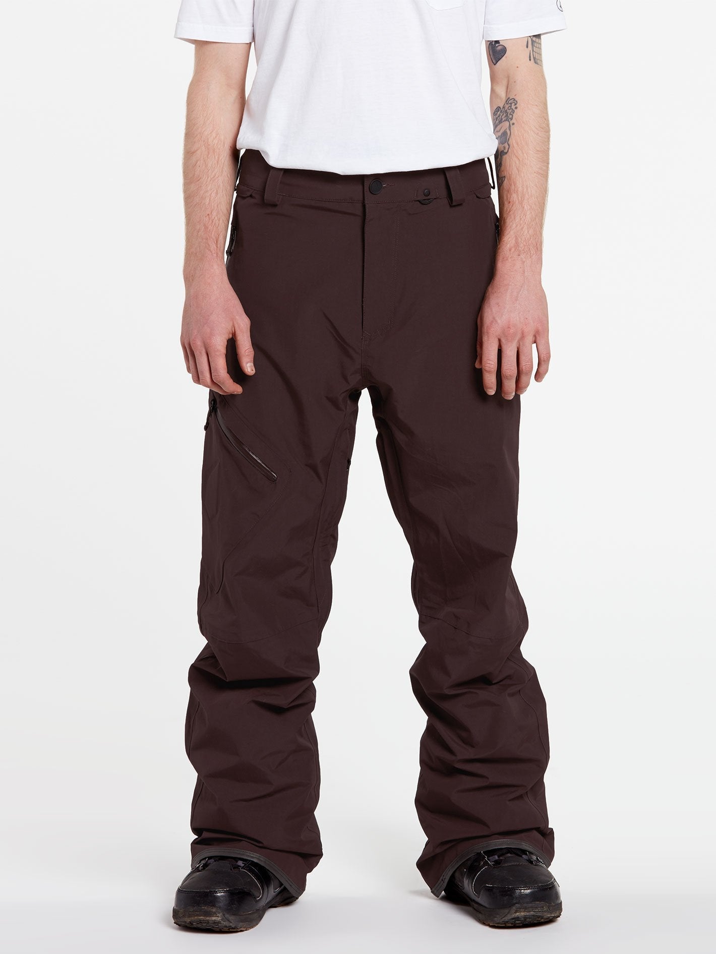 Schneehose L GORE-TEX - Schwarz Rot