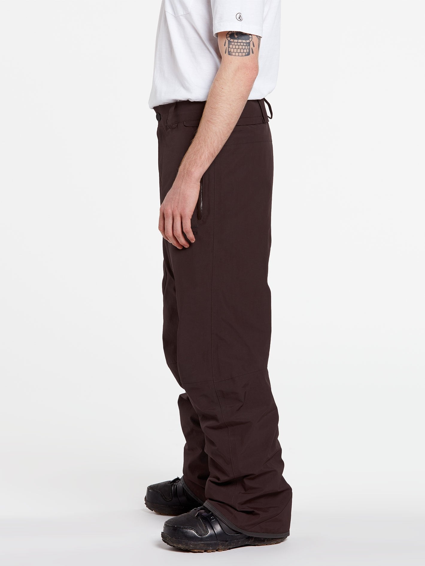Schneehose L GORE-TEX - Schwarz Rot